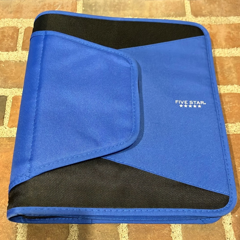 EUC Mead Five Star zippered binder organizer